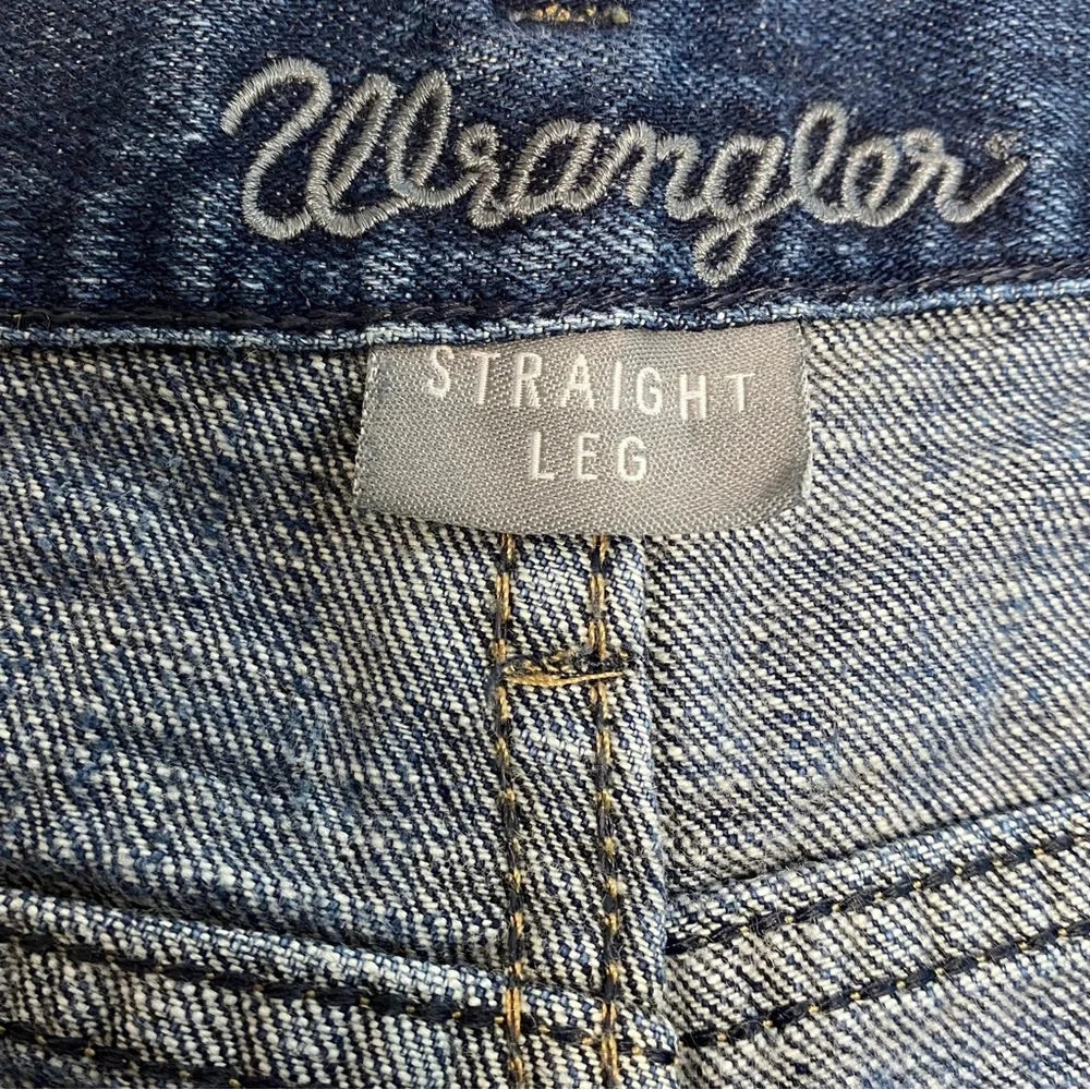 Wrangler Men's Straight Leg Blue‎ Jeans Size 38x36”